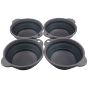 Schüssel-Set Regatta TPR Folding Bowls grau Ebony Grey