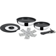 Pfanne Brunner Academy double pan 22/20 cm silber