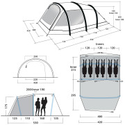 Aufblaszelt Outwell Starhill 6A