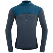 Herren-Funktionsshirt Devold Lauparen Merino 190 Zip Neck Man dunkelblau FLOOD/NIGHT/INK