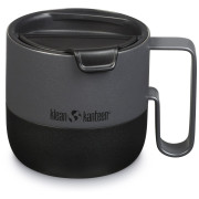 Thermotasse Klean Kanteen Rise 14oz Mug (w/ Flip Lid) schwarz/grau Asphalt
