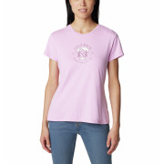 Damen-T-Shirt Columbia Sloan Ridge™ Graphic SS Tee lila Cosmos Heather, Naturally Boundless