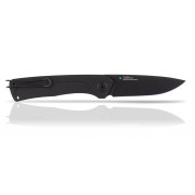 Klappmesser Acta non verba Z200 DLC/Plain Edge, G10/Lock Black