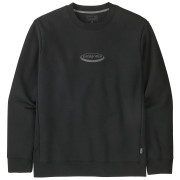 Herren-Sweatshirt Patagonia Men's '95 Oval Logo Uprisal Crew Sweatshirt schwarz Black