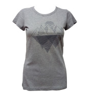 Damen-T-Shirt Elbrus Agulita grau GrayMelange