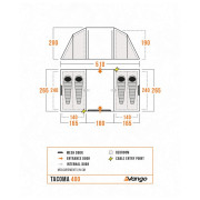 Familienzelt Vango Tacoma 400 Package