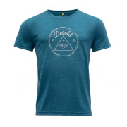 Herren-T-Shirt Devold 1853 Man Tee blau Blue Melange