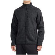 Herren-Sweatshirt 4F Fleece M485 grau Deep Black Melange