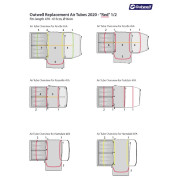 Ersatzschlauch Outwell Air Repair - Tube kit 2 (red)