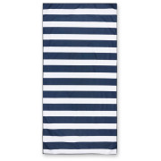 Handtuch Regatta Printed Microfibre Beach Towel blau/weiß Wht/NvyStrpe