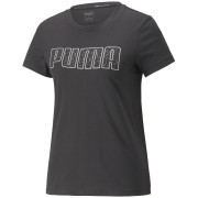 Damen-T-Shirt Puma Stardust Crystalline Short Sleeve Tee schwarz black
