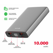 Powerbank Swissten Aluminum 10000 mAh