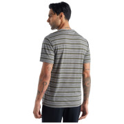 Herren-T-Shirt Icebreaker Mens Wave SS Tee Stripe