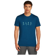 Herren T-Shirt Icebreaker Men Merino 150 Tech Lite SS Tee Snow Day