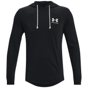 Herren-Sweatshirt Under Armour Rival Terry LC HD schwarz Black / / Onyx White
