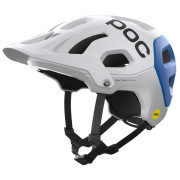 Fahrradhelm POC Tectal Race MIPS weiß/blau Hydrogen White/Opal Blue Metallic/Matt