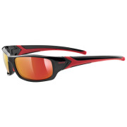 Sonnenbrille Uvex Sportstyle 211 rot Black Red/Mir Red