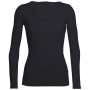 Damen-T-Shirt Icebreaker W Siren LS Sweetheart schwarz Black