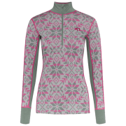 Damen Funktions-Sweatshirt Kari Traa Else Half Zip Baselayer beige/grün SAGE