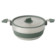 Faltbarer Kochtopf Sea to Summit Detour Stainless Steel Collapsible Pot 3L silber/grün Laurel Wreath Green