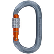 Karabiner Skylotec Obx SG (screw gate) grau/orange Titanium/Orange/Titanium
