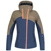 Damen Skijacke Hannah Maky Col dunkelblau burnt olive/mood indigo