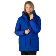Lange Damen-Winterjacke Northfinder Reimune blau nauticalblue