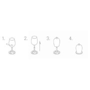 Glas GSI Outdoors Glacier Stainless Red Wine Glass