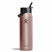 Thermokanne Hydro Flask 32 Oz Lightweight Wide Flex Straw Cap rosa Quartz