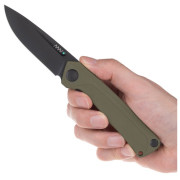 Klappmesser Acta non verba Z200 BB DLC/G10 grün/schwarz DLC/Olive