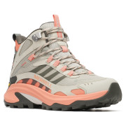 Damen Trekkingschuhe Merrell MOAB SPEED 2 MID GTX W grau/rosa vermillion