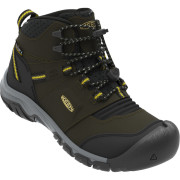 Kinderschuhe Keen Ridge Flex Mid Wp Children dunkelgrün dark olive/dusky citron