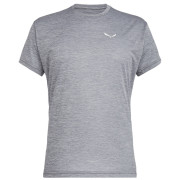 Herren-T-Shirt Salewa Puez Melange Dry M S/S Tee grau 538 quiet shade melange