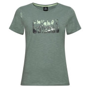 Damen-T-Shirt Chillaz Valencia Nature Flow grün Dark Green