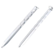 Zeltstifte Easy Camp U-Steel Peg Ripple 18 cm silber Silver