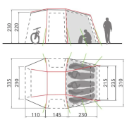 Vorzelt Vaude Drive Van XT 5P