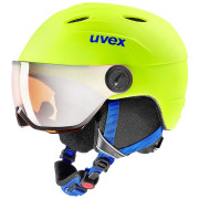 Skihelm Uvex Junior Visor Pro gelb NeonYellowMat