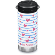 Thermoflasche Klean Kanteen TK Wide 12 oz weiß