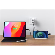 Adapter Swissten GaN 2X USB-C 100W + 1X USB-C 20W + 1X USB-A 30W
