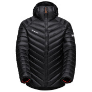 Herren-Daunenjacke Mammut Broad Peak IN Hooded Jacket Men 2023 schwarz/rot black0001