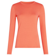 Damen-T-Shirt Icebreaker W Mer Core Heavyweight LS Crewe orange Tang