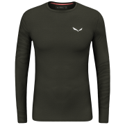 Herren-T-Shirt Salewa Cristallo Warm Amr M L/S Tee. grün Dark Olive