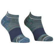 Herrensocken Ortovox Alpine Low Socks M blau/grün Petrol Blue