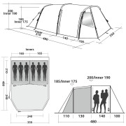 Familienzelt Easy Camp Huntsville 600