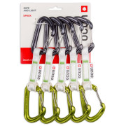 Express-Set Ocún Hawk Qd Wire Bio-Dyn-Ring 15 mm 10 cm 5-Pack grün/grau Green