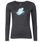 Damen-Funktionsshirt Progress Hela "Cone" grau šedý melír