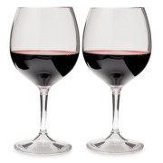 Weingläser GSI Outdoors Nesting Red Wine Glass Set durchsichtig