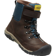 Kinderschuhe Keen Greta Boot Wp Children braun coffee bean/blue wing teal