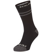 Wasserdichte Socken SealSkinz Scoulton schwarz/grau Black