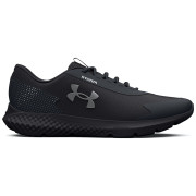 Herren Laufschuhe Under Armour Charged Rogue 3 Storm schwarz/silber Black / Black / Metallic Silver